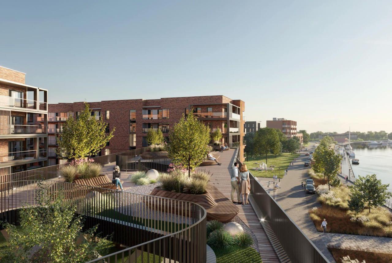 Riverside Apartments Nadmotlawie - Gym & Sauna, Free Parking Gdansk Exterior photo